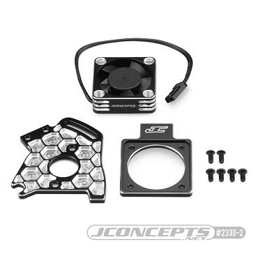 Aluminum Fan and Honeycomb Motor Plate Set - Fits: Slash 4x4 LCG | Rustler 4x4