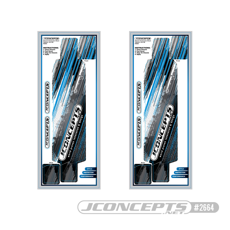 Yokomo YZ4-SF Precut Chassis Protective Sheet