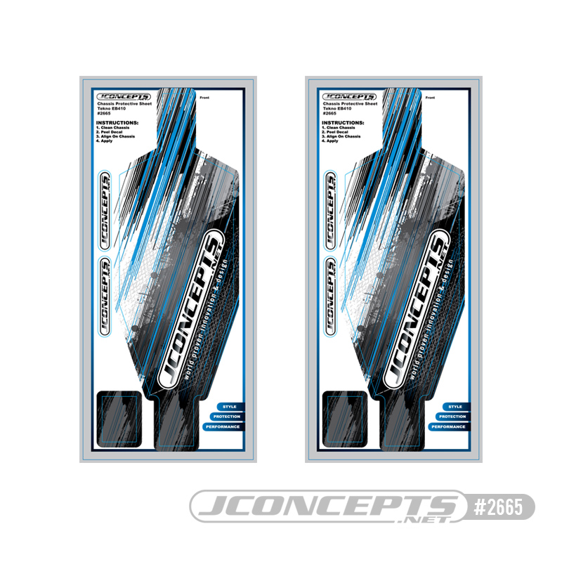 Tekno EB410 Precut Chassis Protective Sheet