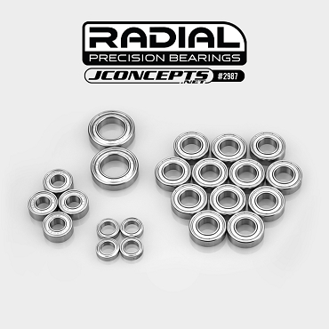 Radial NMB Bearing Set - HB D819RS | D8T Evo 3