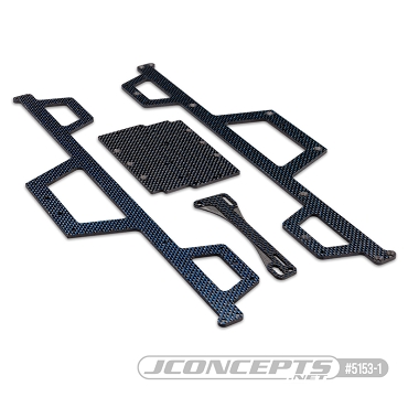 Regulator Chassis Set, Carbon Fiber - Blue Hue