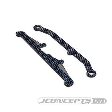 Regulator Steering Rack And Rear Lockout, Carbon Fiber - Blue Hue