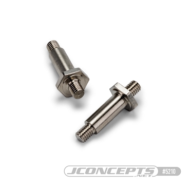RC10B7 Steering Bell Crank Stand-off, Titanium, 2pc